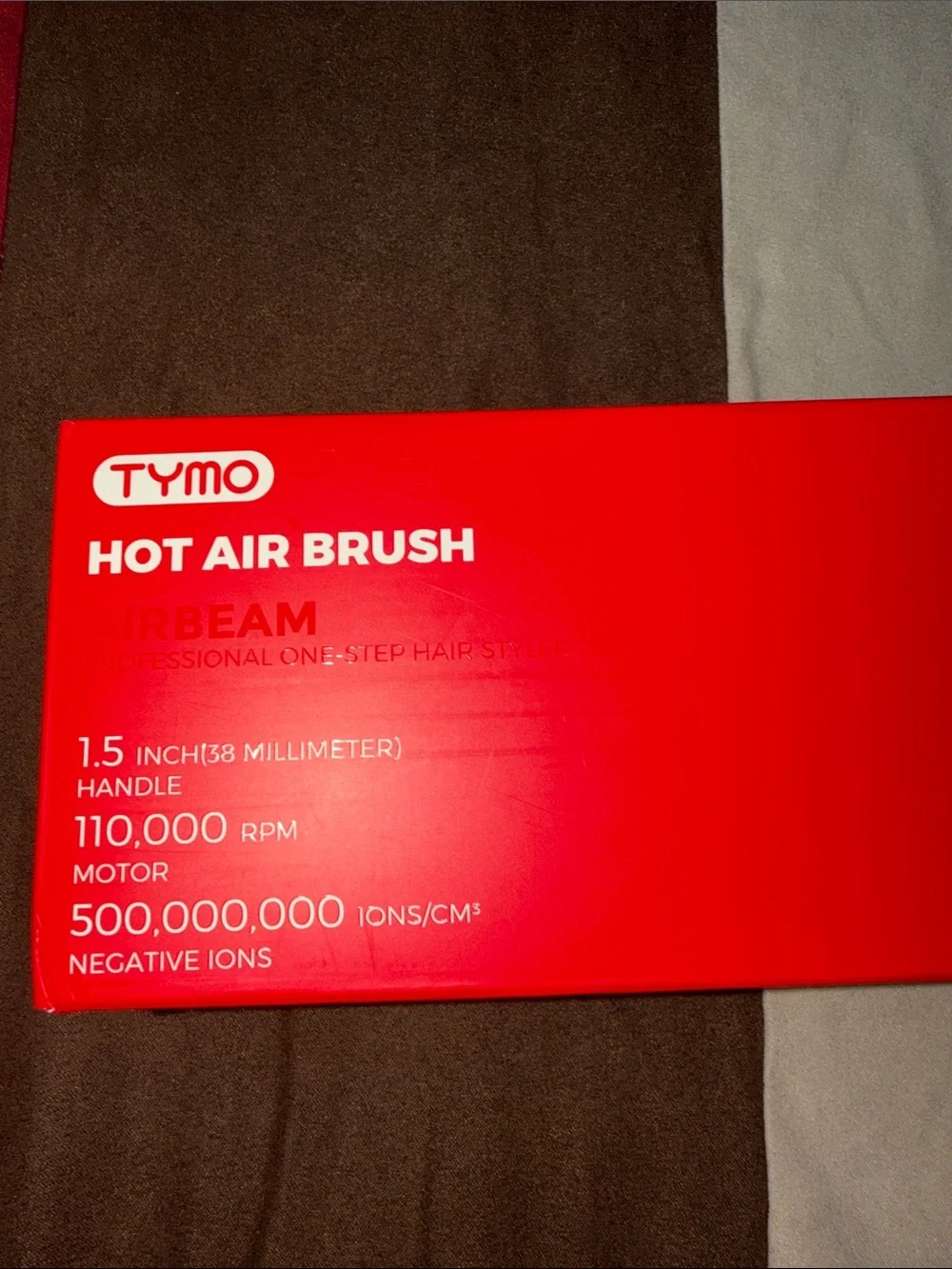 TYMO Hot Air Brush - Red Styling Hot Air Brush for Men